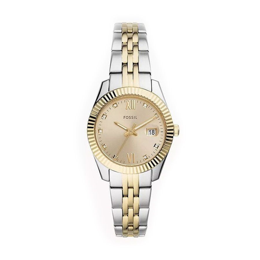 Đồng Hồ Nữ Fossil Scarlette ES4949 Màu Vàng Bạc - Duy Hoang