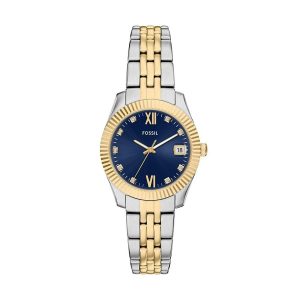 Đồng Hồ Nữ Fossil Scarlette ES5443 Màu Xanh Vàng - Duy Hoang