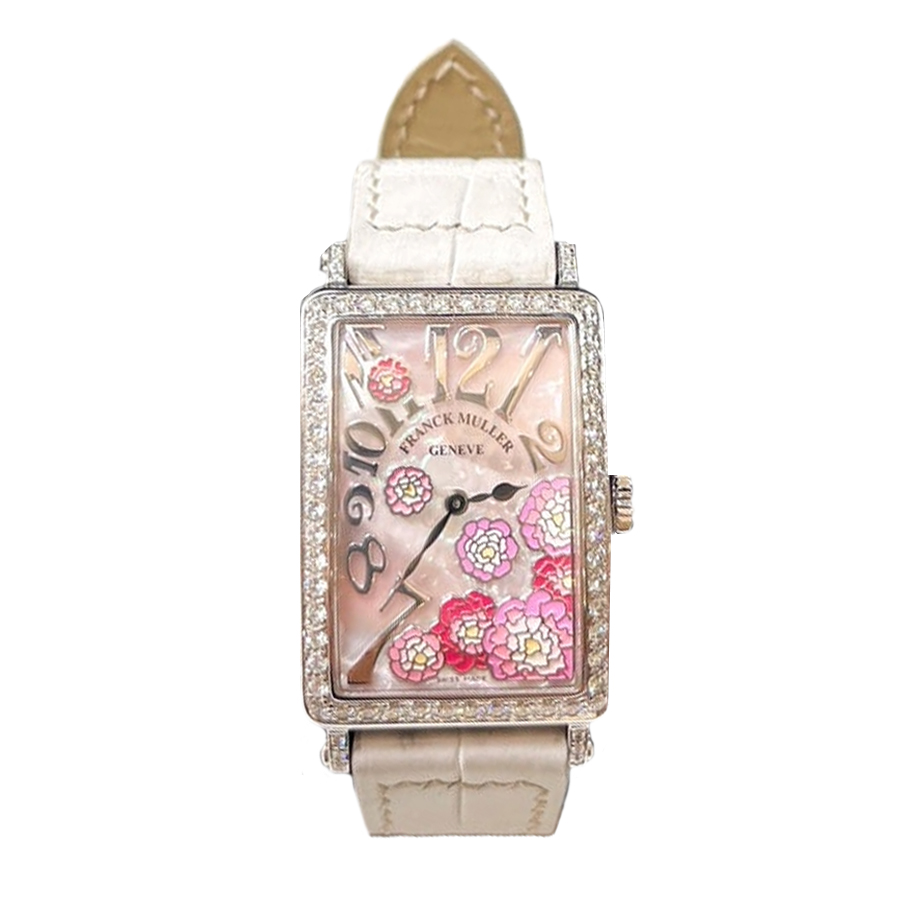 Đồng Hồ Nữ Franck Muller Mặt Hoa 952 Màu Trắng Bạc - Duy Hoang