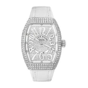 Đồng Hồ Nữ Franck Muller V32 Custom Diamond Màu Trắng Bạc - Duy Hoang