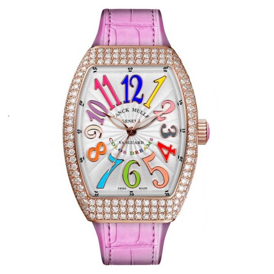 Đồng Hồ Nữ Franck Muller Vanguard V32 SC AT FO D CD (BL) Rose Gold 18K Màu Hồng - Duy Hoang