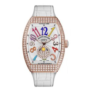 Đồng Hồ Nữ Franck Muller Vanguard V 32 SC FO L D CD 1P Gold Màu Trắng - Duy Hoang