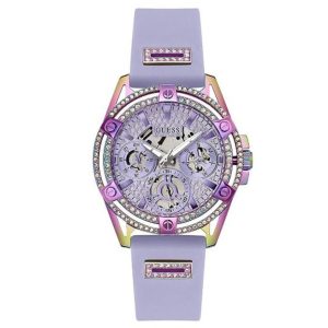 Đồng Hồ Nữ Guess GW0536L4 Dây Silicone 39mm Màu Tím - Duy Hoang