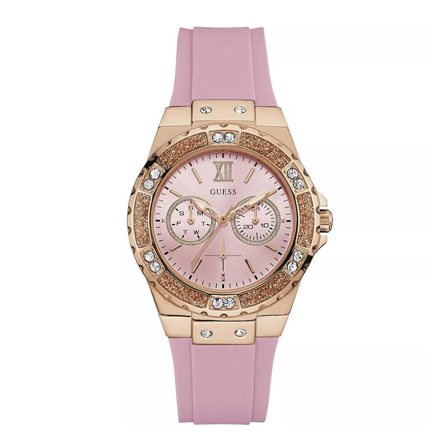 Đồng Hồ Nữ Guess Limelight JLO Pink Watch 39mm W1053L3 Màu Hồng - Duy Hoang