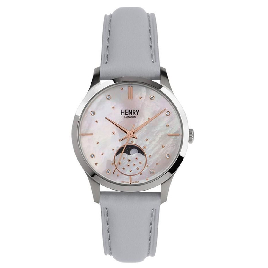 Đồng Hồ Nữ Henry London HL35-LS-0327 Màu Xám Nhạt - Duy Hoang