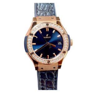 Đồng Hồ Nữ Hublot Classic Fusion King Gold Diamond Blue Màu Xanh Dương - Duy Hoang