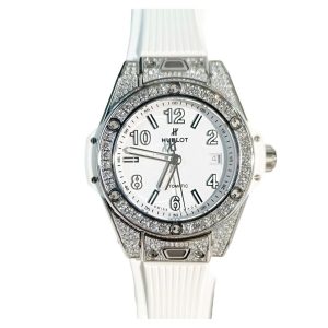 Đồng Hồ Nữ Hublot One Click 33 Pave Màu Trắng - Duy Hoang