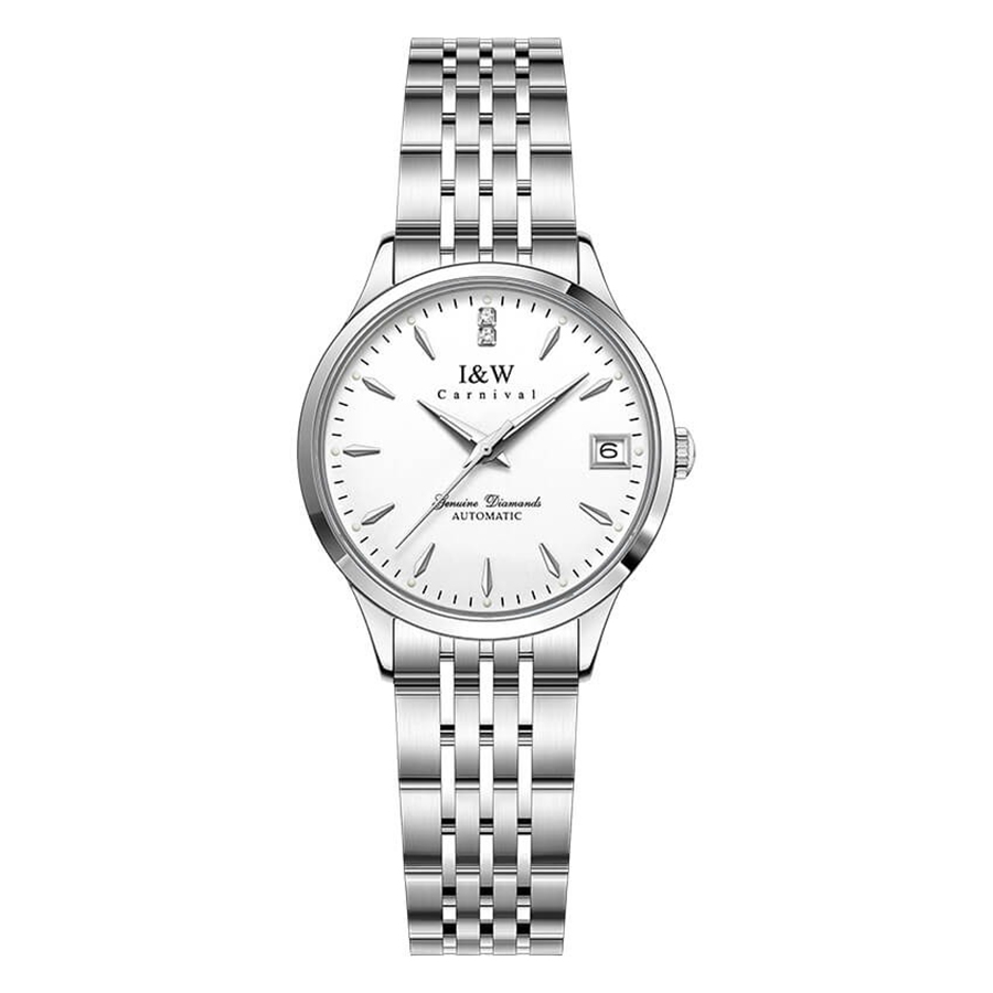 Đồng Hồ Nữ I&W Carnival 731L-T1 Màu Bạc - Duy Hoang