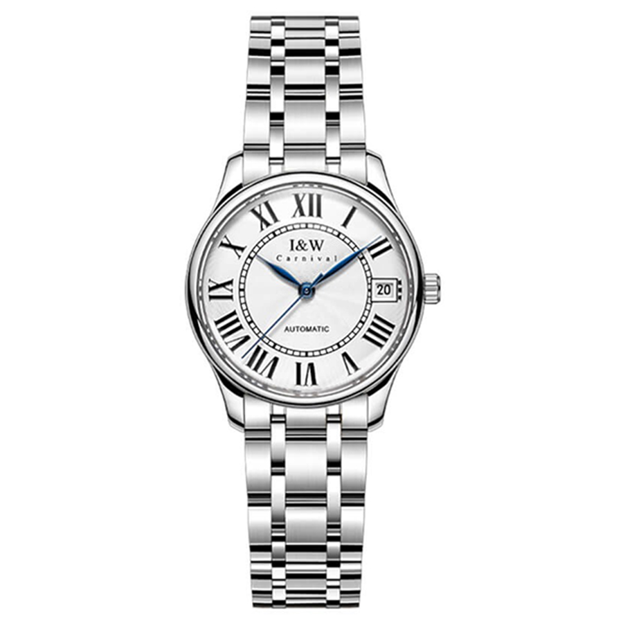 Đồng Hồ Nữ I&W Carnival IW665L-DT (IW665L1) Automatic Màu Bạc - Duy Hoang