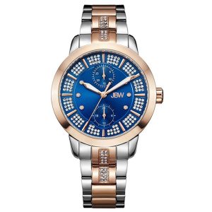 Đồng Hồ Nữ JBW Lumen Blue Dial Diamond Ladies Watch J6341C Phối Màu - Duy Hoang