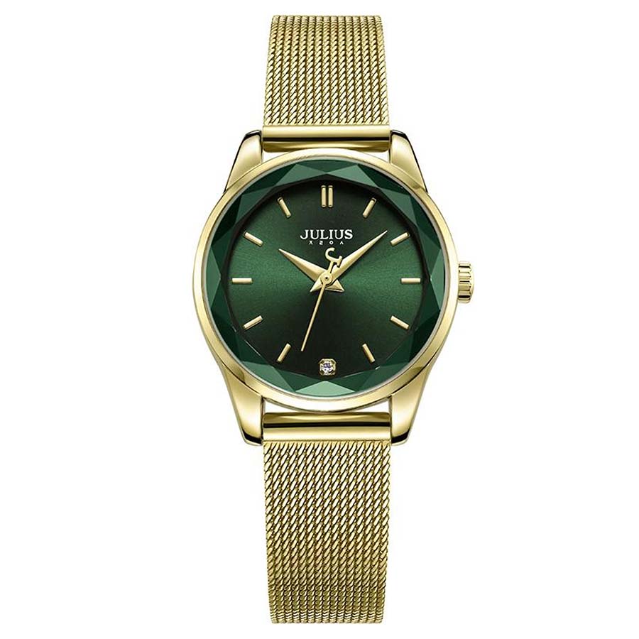 Đồng Hồ Nữ Julius JA-1040A Màu Vàng Gold - Duy Hoang