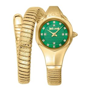 Đồng Hồ Nữ Just Cavalli Yellow Gold Green Watch JC1L270M0035 Màu Vàng Xanh Lá D-DY - Duy Hoang
