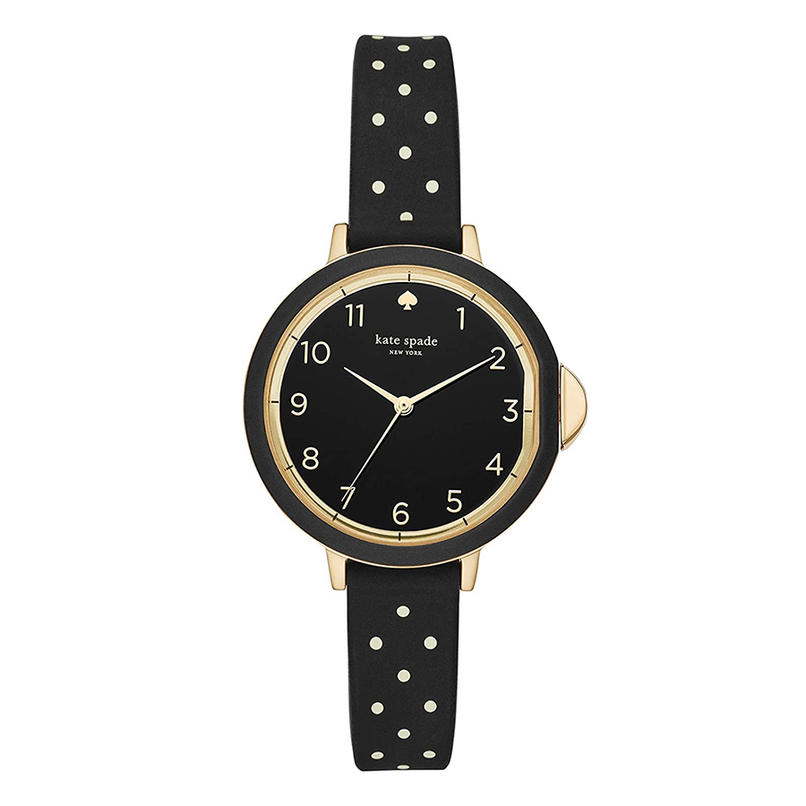 Đồng Hồ Nữ Kate Spade Silicone Quartz Watch KSW1355 Màu Đen - Duy Hoang