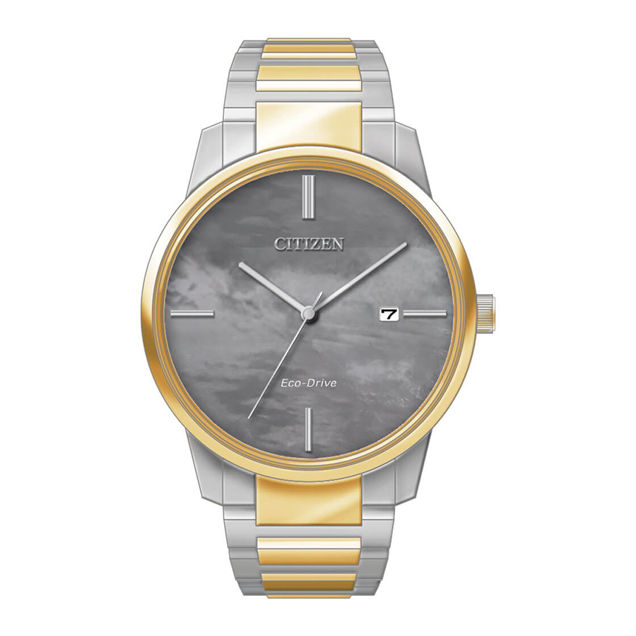 Đồng Hồ Unisex Citizen Eco Drive BM7524 87Y Màu Vàng Bạc - Duy Hoang