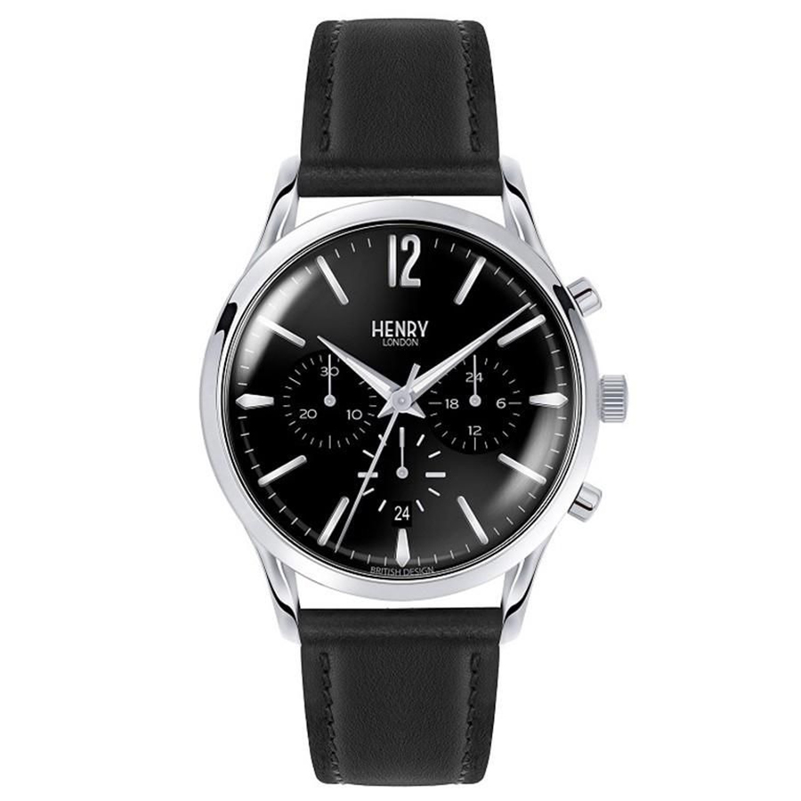 Đồng Hồ Unisex Henry London HL41-CS-0023 Màu Đen Bạc - Duy Hoang