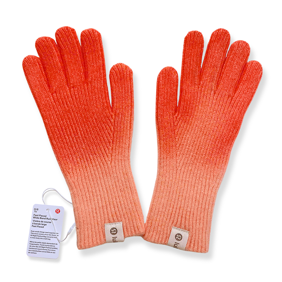 Găng Tay Unisex Lululemon Mandarin Gradient Màu Đỏ Cam - Duy Hoang