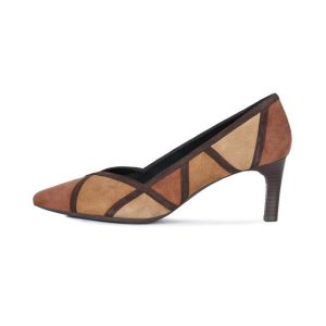 Giày Bít Mũi Geox D Bibbiana A - Goat Suede Màu Nâu Size 35 - Duy Hoang