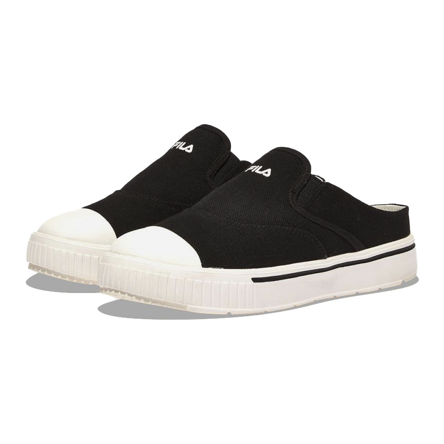 Giày Fila Unisex Court Lite Mule V2 1TM01989F-001 Màu Đen Trắng - Duy Hoang