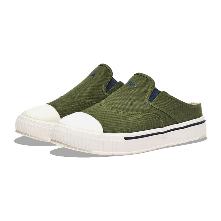 Giày Fila Unisex Court Lite Mule V2 1TM01989F-300 Màu Xanh Green - Duy Hoang
