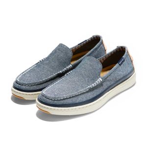 Giày Lười Cole Haan Cloudfeel Loafer Màu Xanh Xám Size 40.5 - Duy Hoang