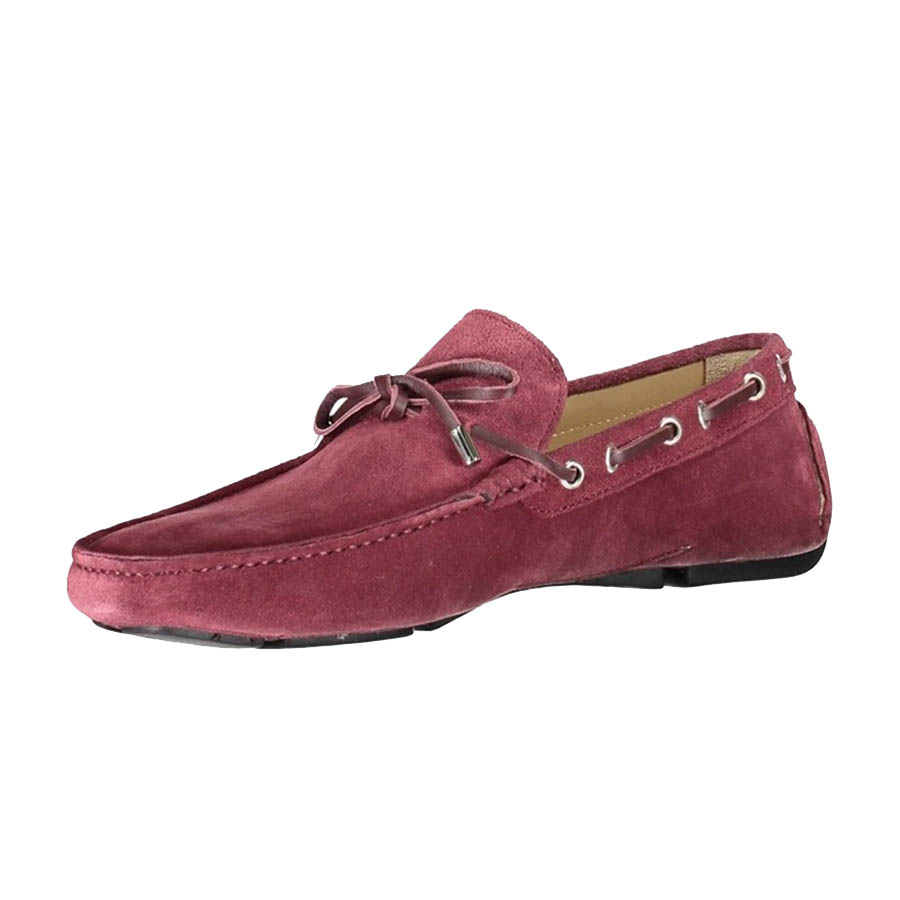 Giày Lười Just Cavalli Da Lộn Cổ Điển PVN410 Màu Nâu Đỏ Size 42 - Duy Hoang