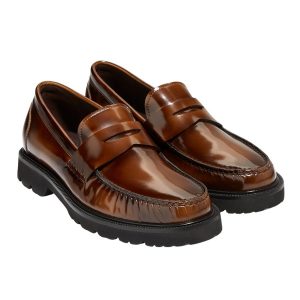 Giày Lười Nam Cole Haan American Classic Penny Loafer C38662-400 Màu Nâu Đậm Size 40 - Duy Hoang