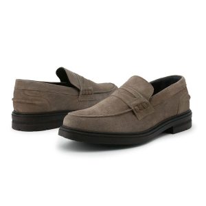Giày Lười Nam Duca Di Morrone LUPO-CAM_TAUPE Màu Xám Size 40 - Duy Hoang