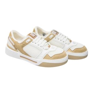 Giày Sneaker Nam Dolce & Gabbana New Roma Low-top In White&Beige CS2241 AR755 89690 Màu Be Trắng Size 40 - Duy Hoang