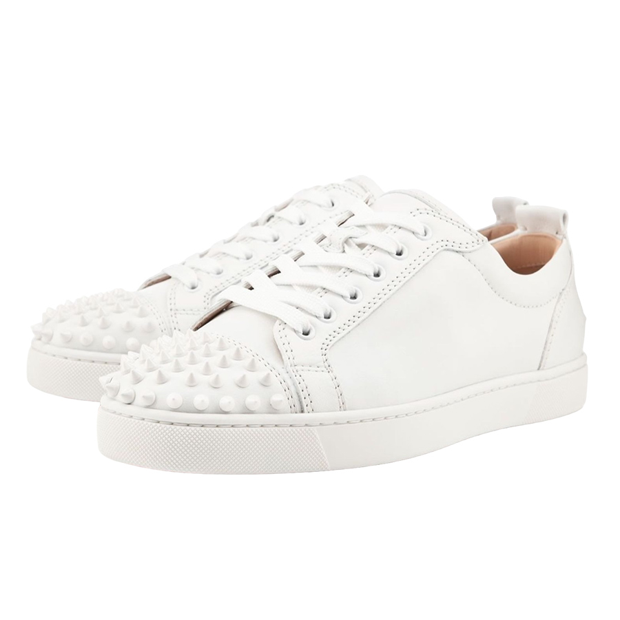 Giày Sneakers Christian Louboutin Louis Junior Spikes 1130573 3047 Màu Trắng Size 40 - Duy Hoang