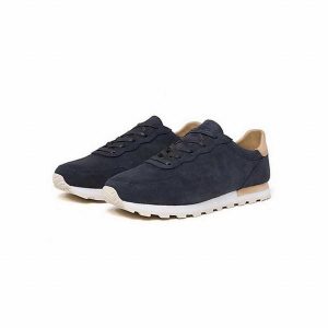Giày Sneakers Nam CLAE Hoffman Premium (CLA01318) Màu Xanh Navy - US 10 - Duy Hoang