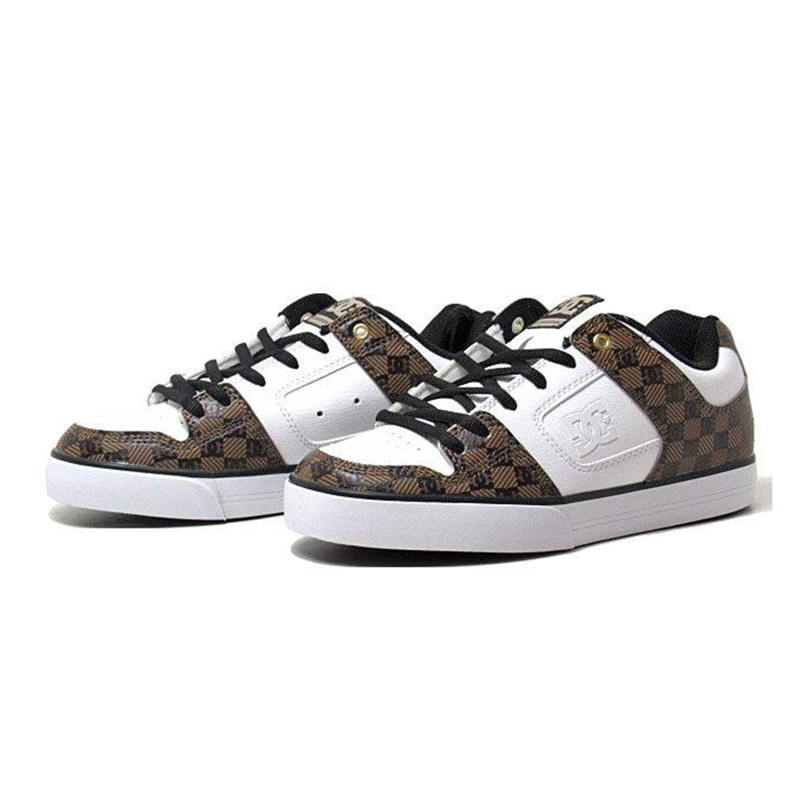 Giày Sneaker Nam DC Shoes DM221022 Pure Se Sn Men's Màu Trắng Nâu Size 37 - Duy Hoang