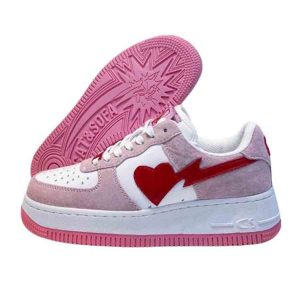 Giày Sneaker Nữ Cat & Sofa AF Love Pink Red AC259 Màu Hồng Trắng - Duy Hoang