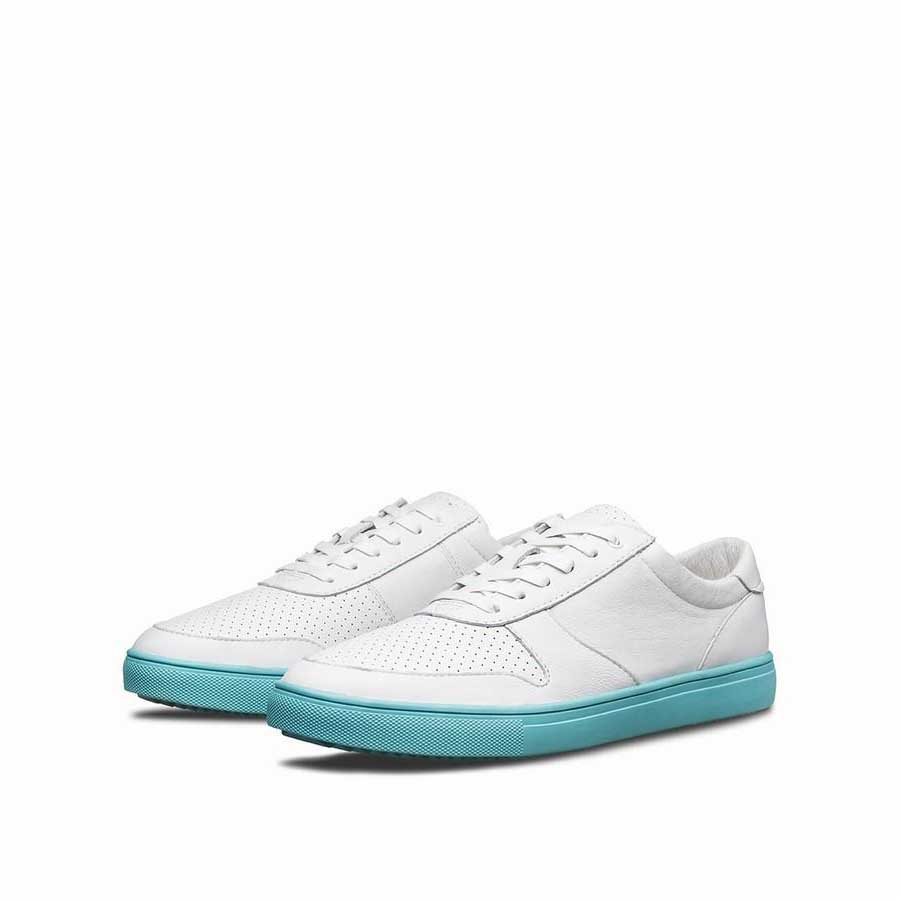 Giày Sneakers Nữ CLAE Gregory (CLA01275) Phối Đế Xanh Màu Trắng - US 4 - Duy Hoang