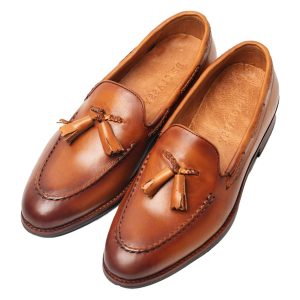 Giày Tây Be Classy Classic Tonkin Tassel Loafer - LF12 Màu Nâu Vàng - Duy Hoang