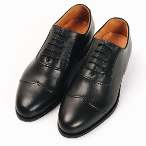 Giày Tây Be Classy Double Stitches Oxford - OF22 Màu Đen - Duy Hoang