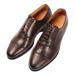 Giày Tây Be Classy Double Stitches Oxford - OF22 Màu Nâu - Duy Hoang
