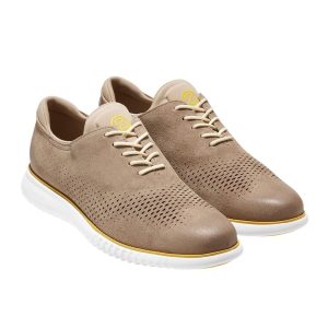 Giày Tây Nam Cole Haan 2.Zerogrand Razor Wing C35749 Màu Nâu Nhạt Size 41.5 - Duy Hoang