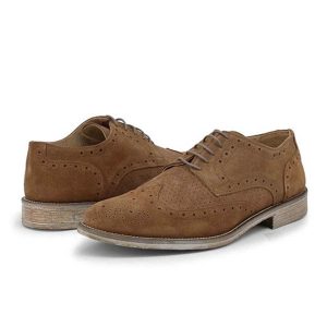Giày Tây Nam Duca Di Morrone Da Lộn Màu Nâu Size 40 - Duy Hoang