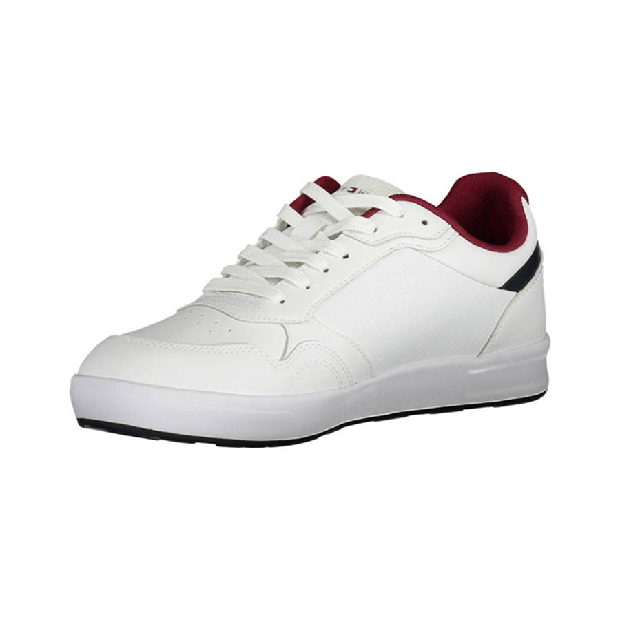 Giày Thể Thao Nam Tommy Hilfiger FM0FM04364_BIANCO_YBR Màu Trắng Size 40 - Duy Hoang