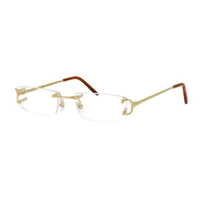 Gọng Kính Cartier CT0092O 001 Gold Màu Vàng - Duy Hoang