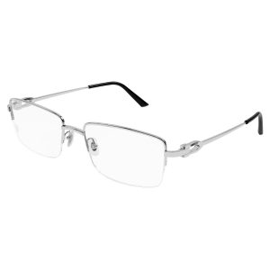 Gọng Kính Nam Cartier CT0319O 002 Màu Đen Bạc - Duy Hoang