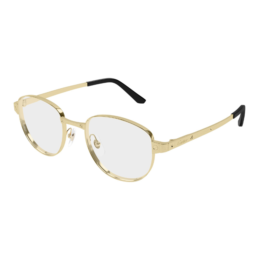 Gọng Kính Nam Cartier CT0572O 001 Màu Vàng Gold - Duy Hoang