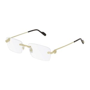 Gọng Kính Unisex Cartier CT0259O 002 Gold Màu Vàng Havana - Duy Hoang