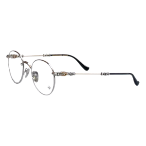 Gọng Kính Unisex Chrome Hearts Bubba A Shiny Silver Gold Plated Plastic Eye Glasses Màu Bạc - Duy Hoang