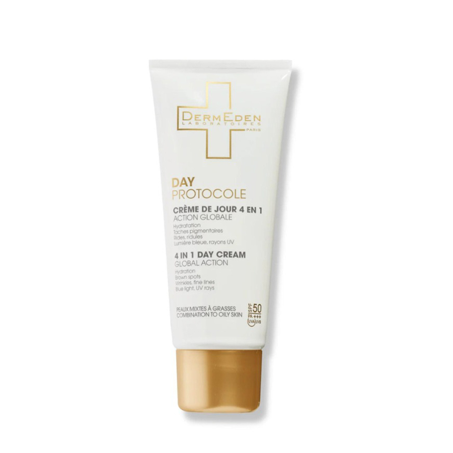 Kem Chống Nắng Dermeden Day Protocole Anti-ageing Day Cream SPF50 PA+++ Oily Skin 50ml - Duy Hoang
