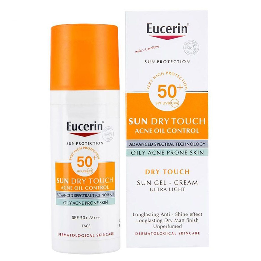 Kem Chống Nắng Eucerin Sun Gel-Creme Oil Control Dry Touch SPF 50+ Cho Da Nhờn Mụn 50ml CT - Duy Hoang