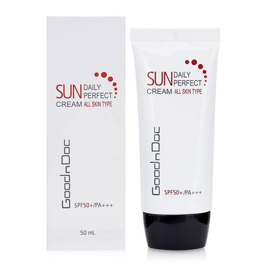 Kem Chống Nắng Goodndoc Sun Daily Perfect Cream SPF 50/PA +++, 50ml - Duy Hoang