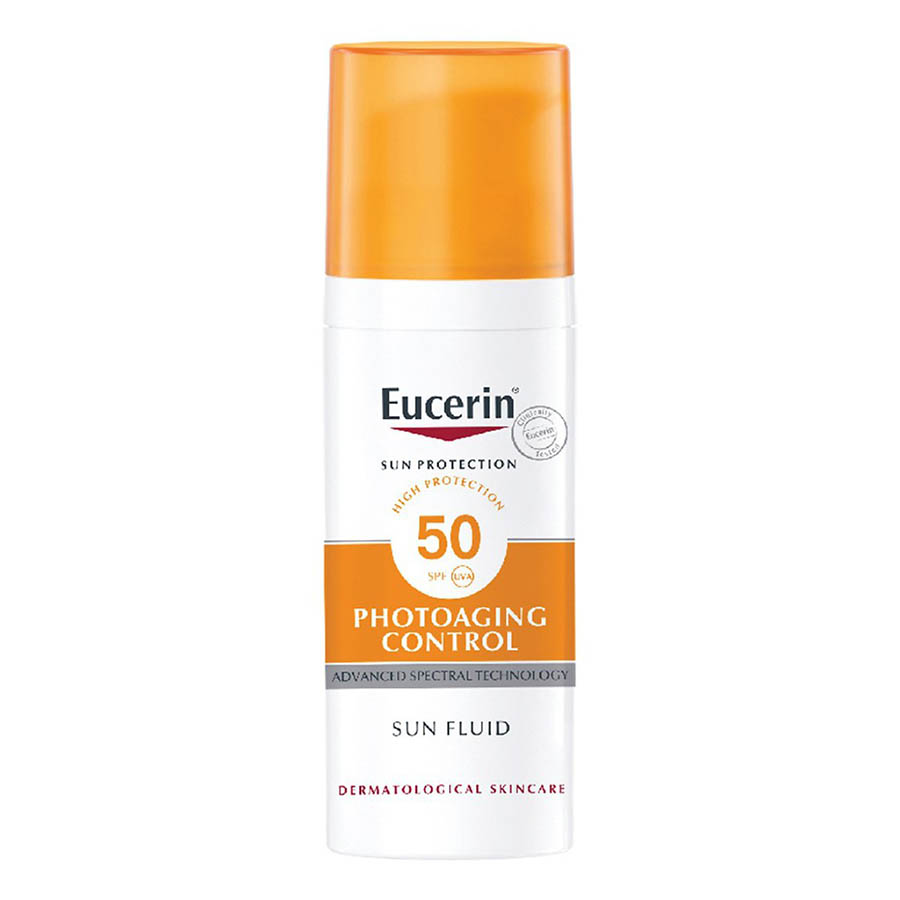 Kem Chống Nắng Hỗ Trợ Giảm Nếp Nhăn Và Trẻ Hóa Da Eucerin Sun Fluid Photoaging Control SPF 50, 50ml - Duy Hoang