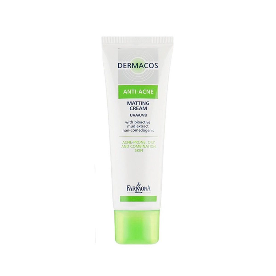 Kem Dưỡng Da Kiềm Dầu, Giảm Mụn Dermacos Anti-Acne Matting Cream 50ml - Duy Hoang