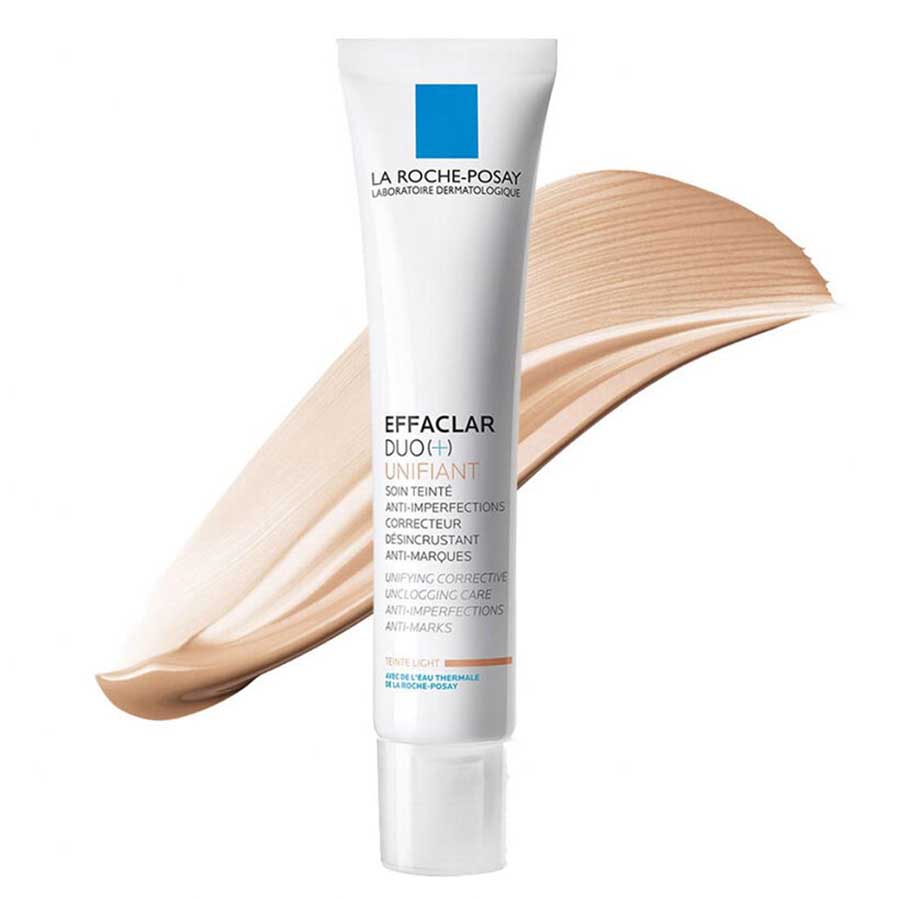 Kem Dưỡng Giảm Mụn Và Che Khuyết Điểm La Roche-Posay Effaclar Duo (+) Unifiant 40ml - Duy Hoang